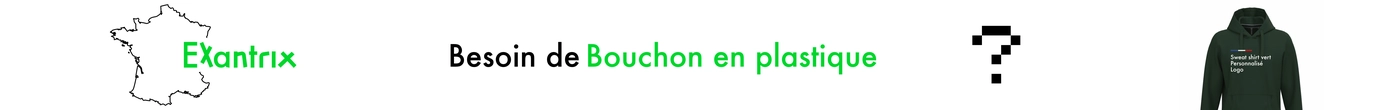 Bouchon plastique de tube, réservoir ou bidon