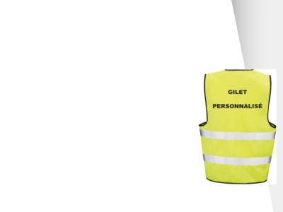 Gilet fluo avec bandes reflechissantes pour le travail Gilet fluo avec bandes reflechissantes sur mesure