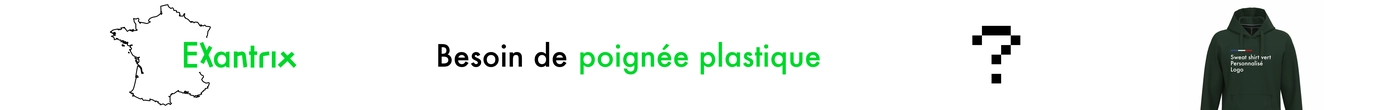 Poignée plastique sur mesure tiroir meuble cuisine 3D