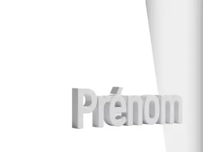 Prénom personnalisé mural ou accessoire de porte Prénom personnalisé disponible en ligne