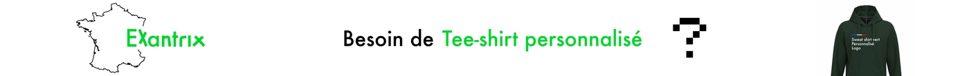 Tee shirt personnalisé homme ou femme avec impression Dtf pas cher