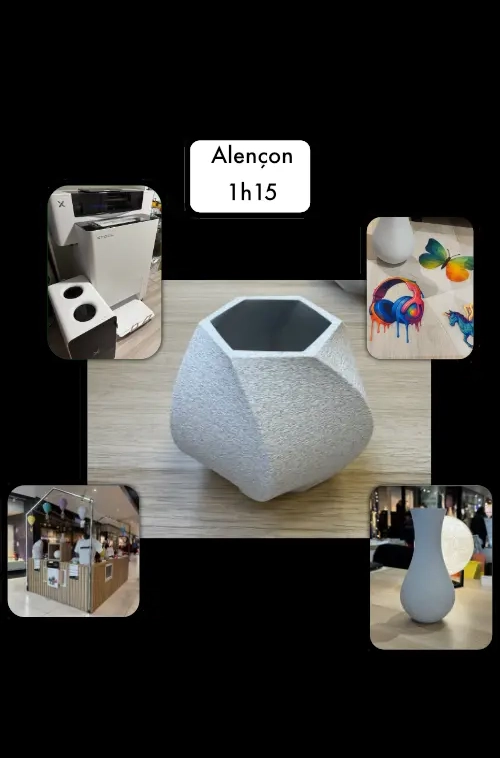 Impression à Alençon de tee shirt, dtf et 3d
