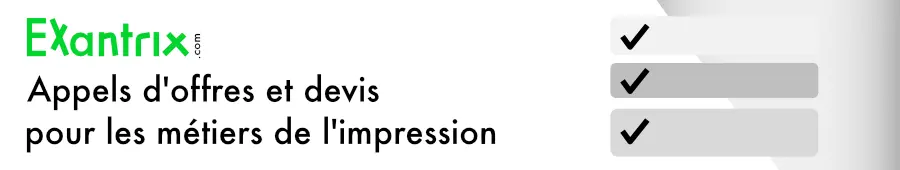 appel offre imprimerie devis createur