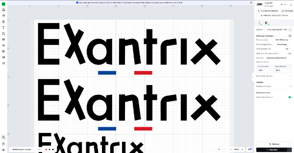 parametre fichier dtf xtool