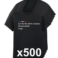 Lot 500 tee shirts personnalisés en ligne
