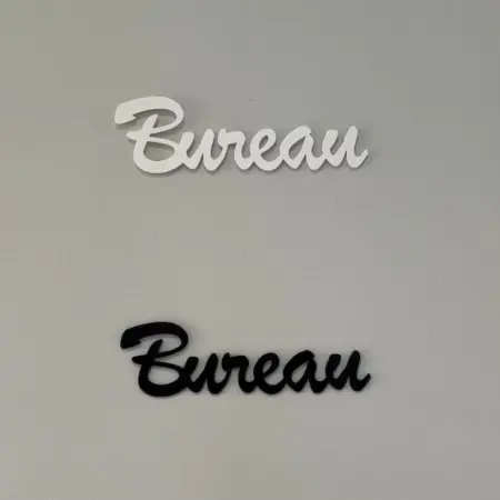 Bureau en 3D – Plaque Murale Décorative à Coller