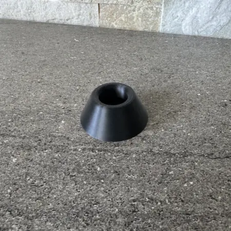 Butée plastique sur mesure pour meuble, pied