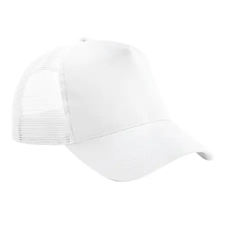 Casquette blanche personnalisée trucker avec logo