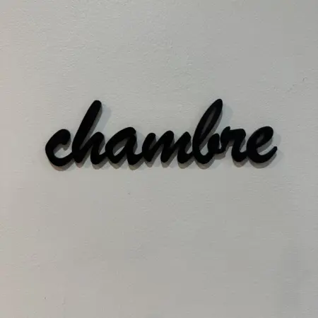 Chambre 3d pour decoration de porte et mur