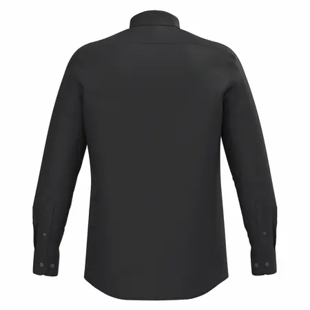 Chemise noire pour commerciaux personnalisé avec logo