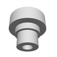 Embout de guidon moto conique en plastique