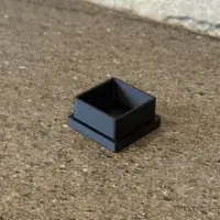 Embout de tube carré 2cm sur mesure