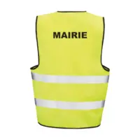 Gilet fluo Mairie personnalisé pour signalisation