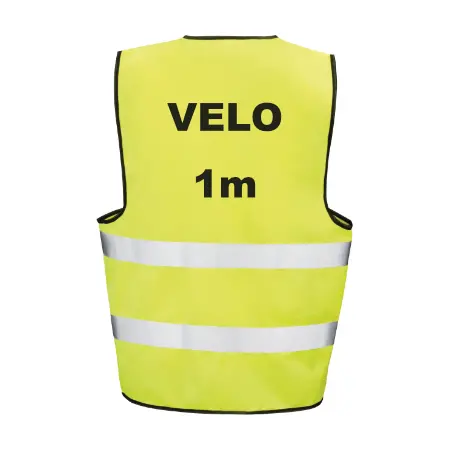 Gilet jaune pour velo fluorescent