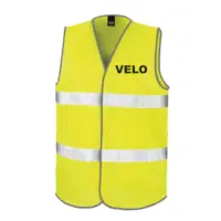 Gilet jaune pour velo fluorescent et visibilité