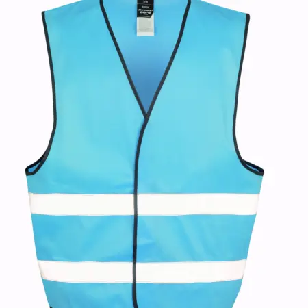 Gilet personnalisé en fluo de sécurité en jaune, orange