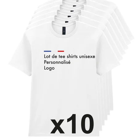 10 t-shirts personnalisables
