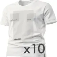 Lot de 10 tee-shirts personnalisés