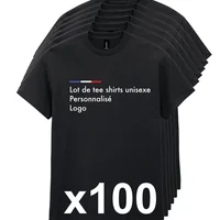 Lot 100 tee-shirts personnalisables en ligne