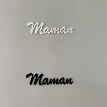 Maman 3d pour signalétique porte