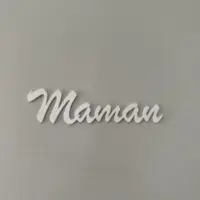 Affichage de porte Maman  impression 3D PLA