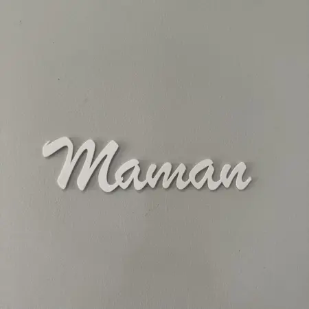 Affichage de porte Maman  impression 3D PLA