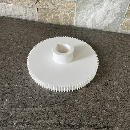 Pignon plastique sur mesure en 3d