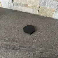 Plaque ronde fabriquée en impression 3D plastique