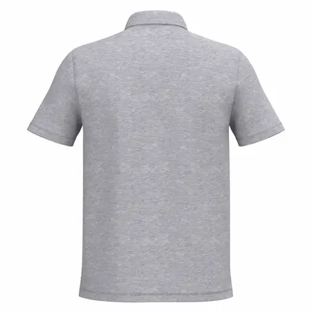 Polo gris personnalisé homme pour transfert Dtf