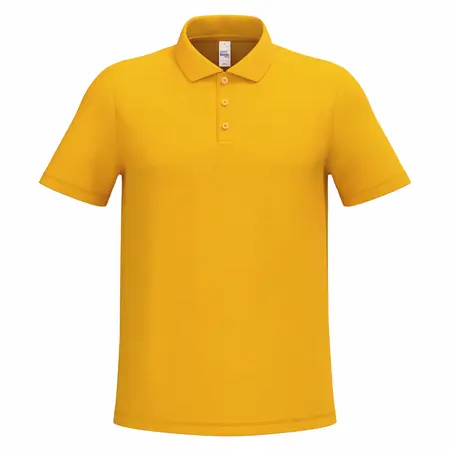 Polo jaune personnalisé homme pour le transport