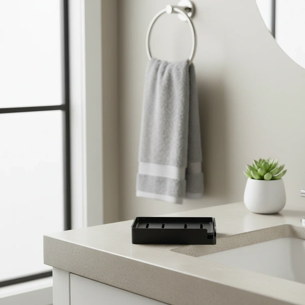 Porte savon pour lavabo en 3d