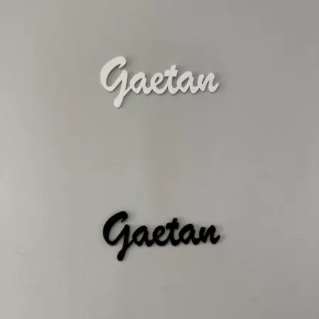 Texte 3d personnalisé