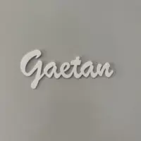 Prénom 3D personnalisé en impression pour cadeau