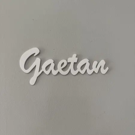 Prénom 3D personnalisé en impression pour cadeau