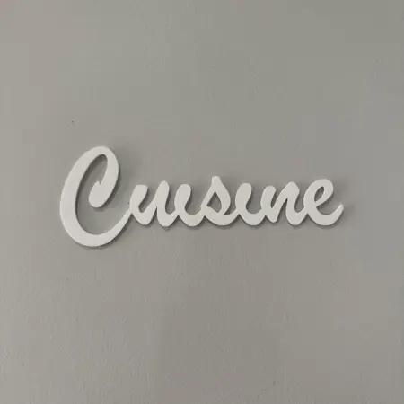 Signaletique effet 3d perso