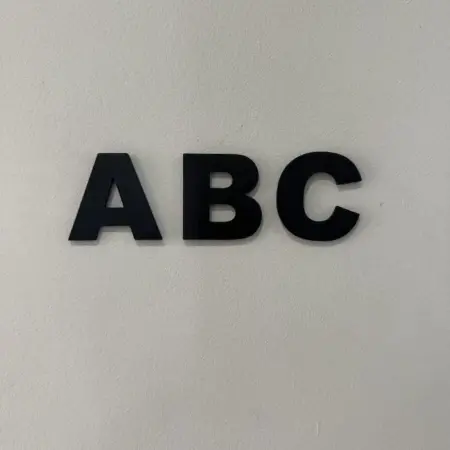 Signaletique effet 3d perso