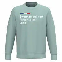 Sweat vert de jade personnalisé homme ou femme