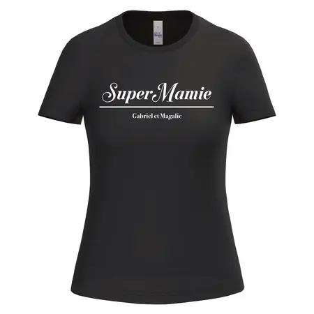 T-shirt fête des grands mères personnalisé femme