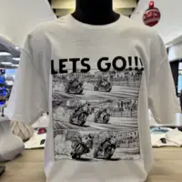 Tee shirt moto homme avec le style bande dessiné