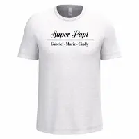 T-shirt fête des grands pères personnalisé prenom enfant
