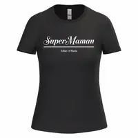 Tee shirt fête des mères personnalisé femme avec prénom