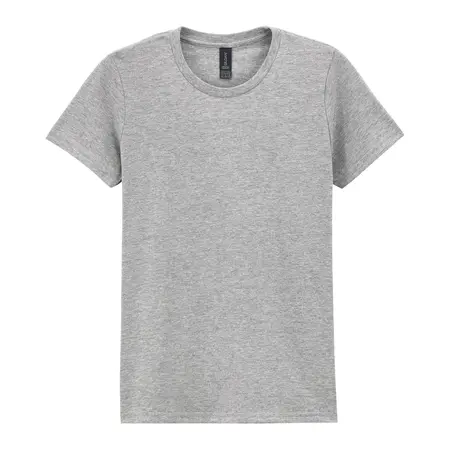 Tee shirt gris pour femme personnalisé, mailot