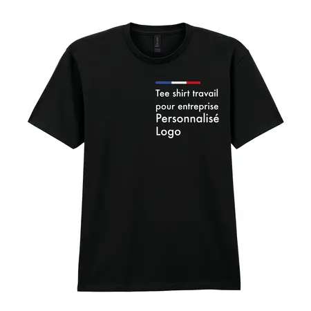 T-shirt de travail avec logo pour entreprise