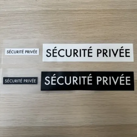 Polo sécurité privée impression à coeur et dos